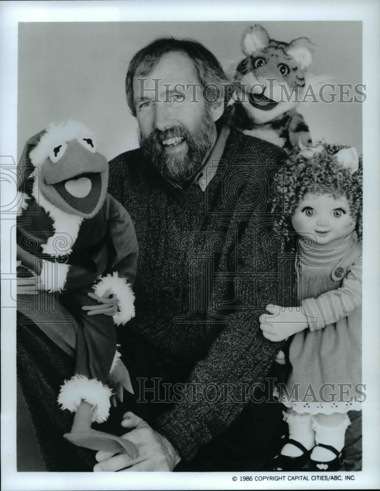 1986 Press Photo Jim Henson The Master Muppet of Jim Henson&#39;s Christmas Toy- Historic Images