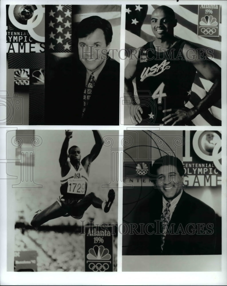 Undated Press Photo Centennial Olympic Games Bob Costas Greg Gumbel - cvp35273- Historic Images