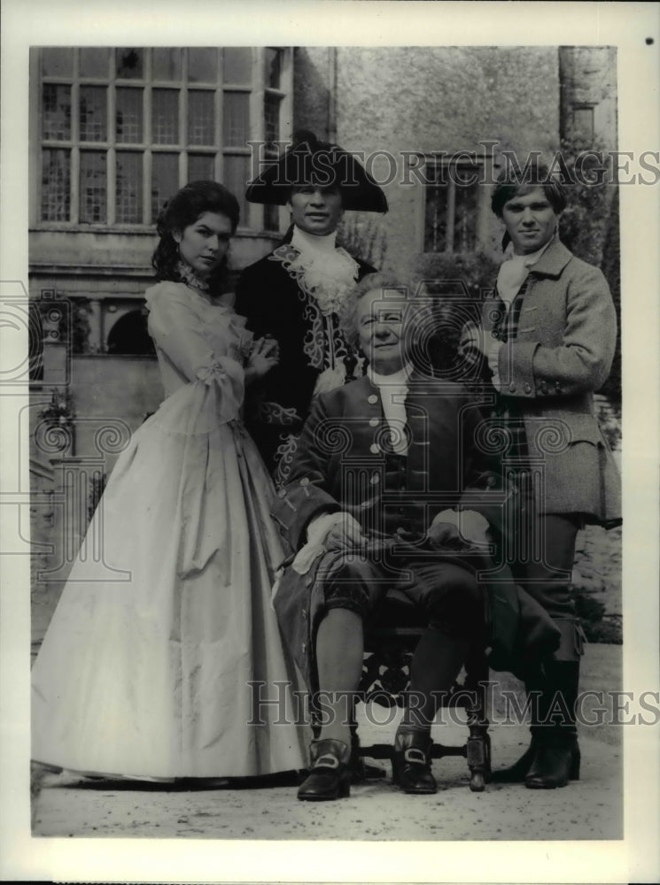 1984 Press Photo Finola Hughes, Michael York in The Master of Ballantrae- Historic Images