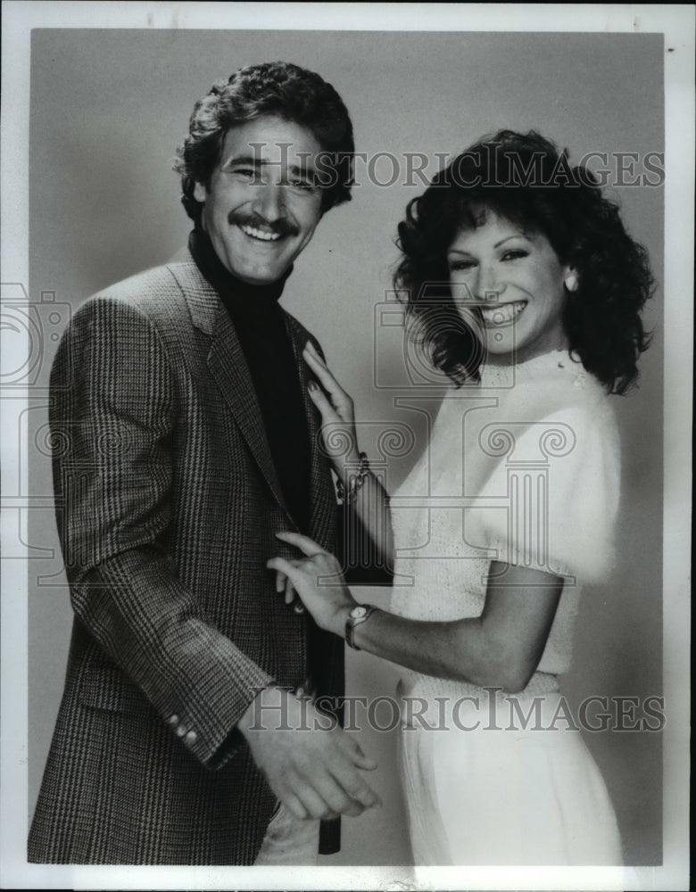 1983 Press Photo Lee Horsley and Pamela Hensley in Matt Houston - cvp35373- Historic Images