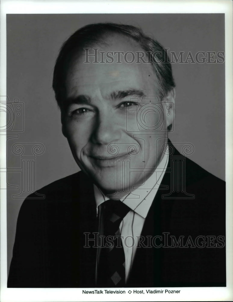 Undated Press Photo Vladimir Pozner host of NewsTalk Television - cvp35439- Historic Images