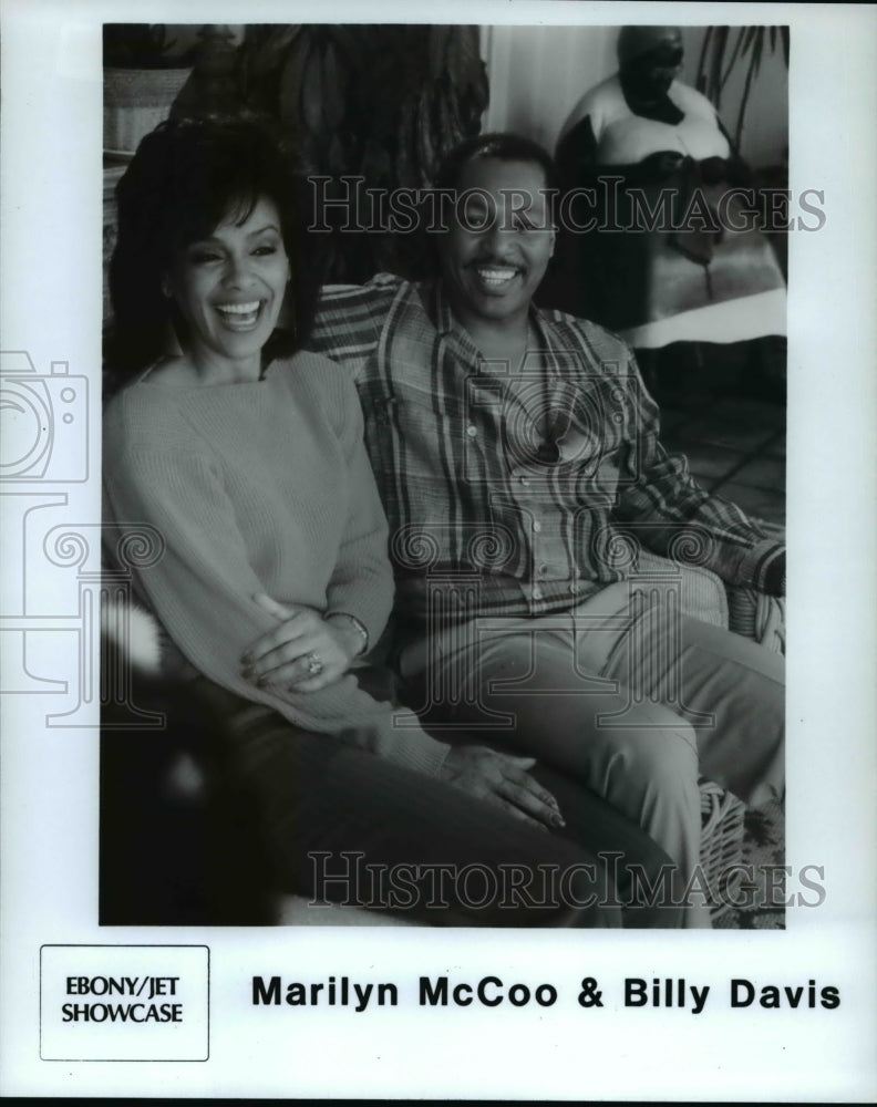 1985 Press Photo Marilyn McCoo and Billy Davis - cvp35526- Historic Images
