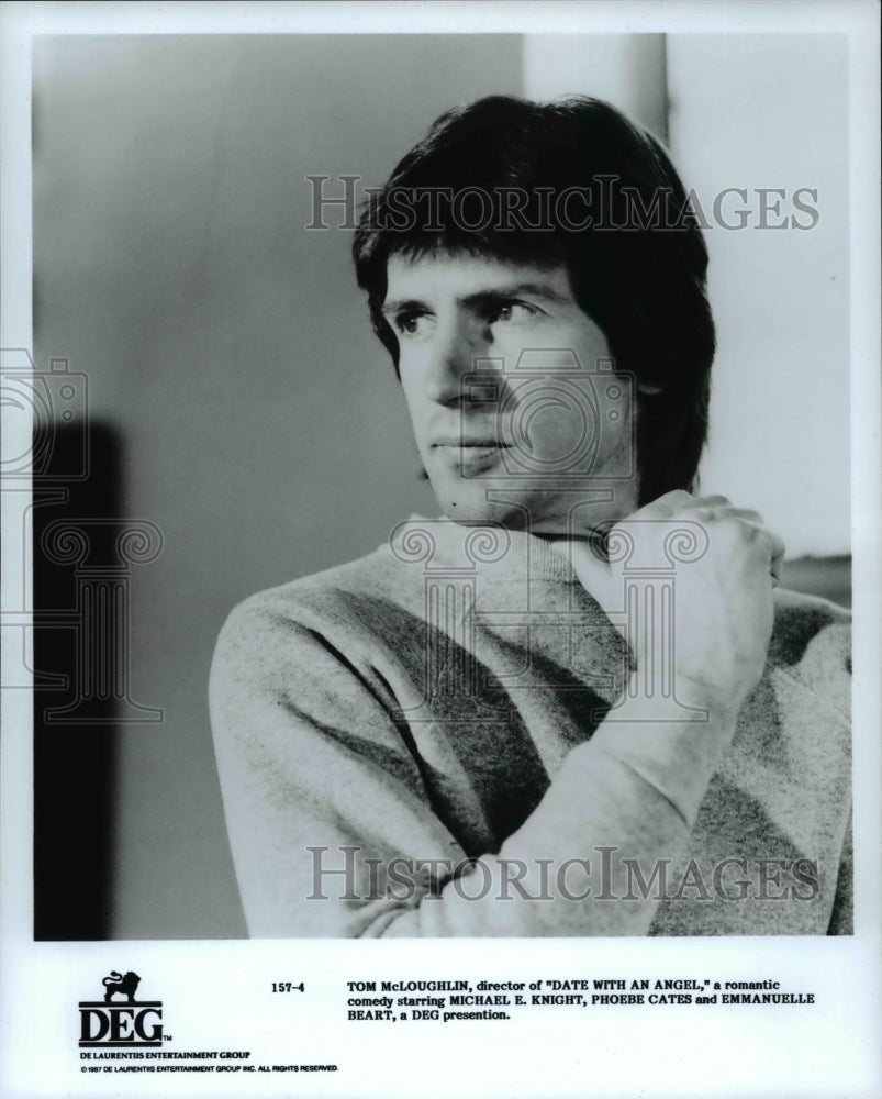 1987 Press Photo Director Tom McLough of Date With an Angel - cvp35566- Historic Images