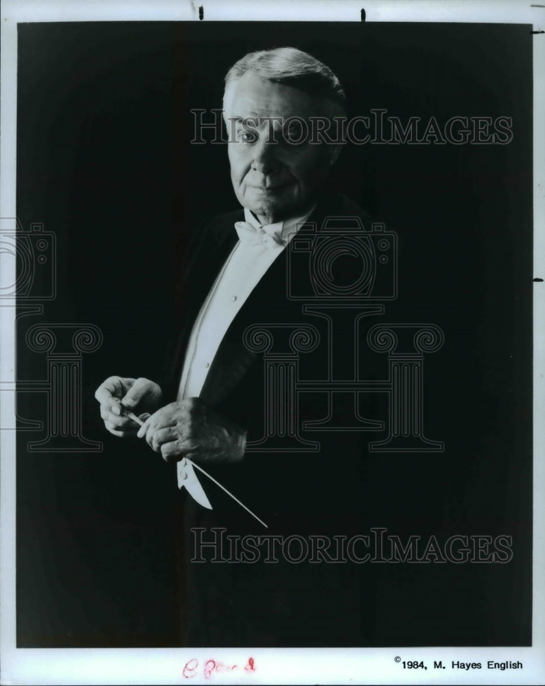 1984 Press Photo Robert Shaw American Conductor Cleveland Orchestra - cvp35981- Historic Images