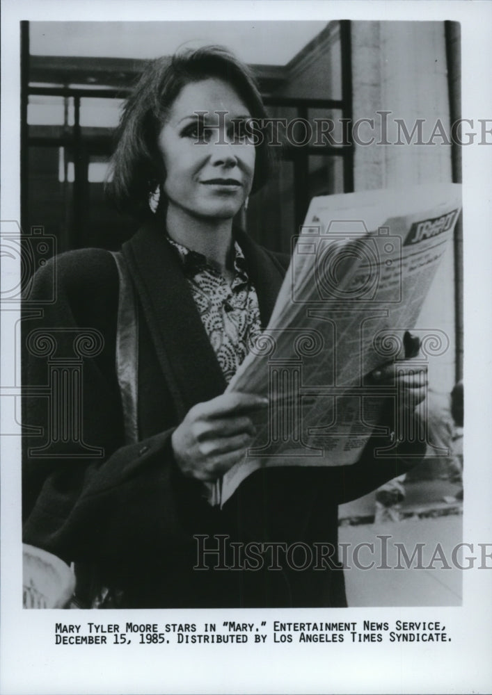 1985 Press Photo Mary Tyler Moore in "Mary" - cvp36126- Historic Images