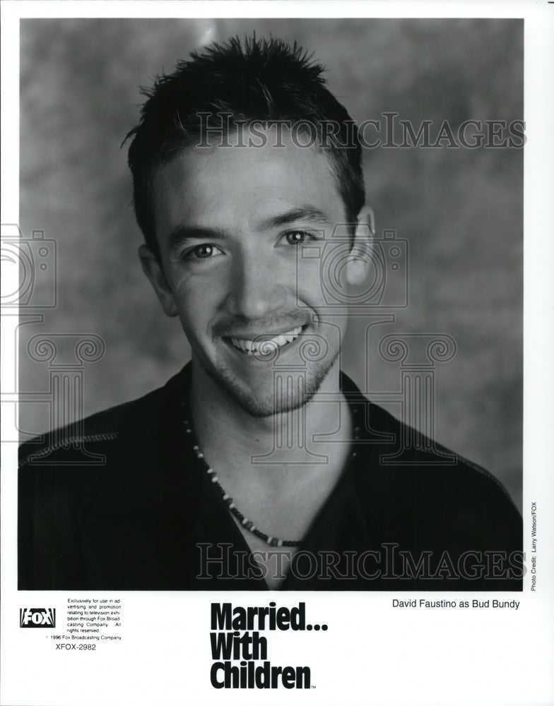 Press Photo David Faustino in Fox&#39;s Married...With Children - cvp36191- Historic Images