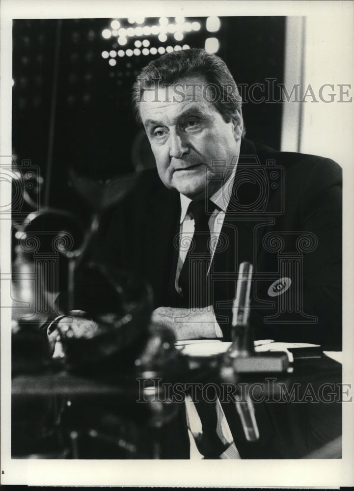 1983 Press Photo Patrick Macnee stars in Return of the Man from UNCLE- Historic Images