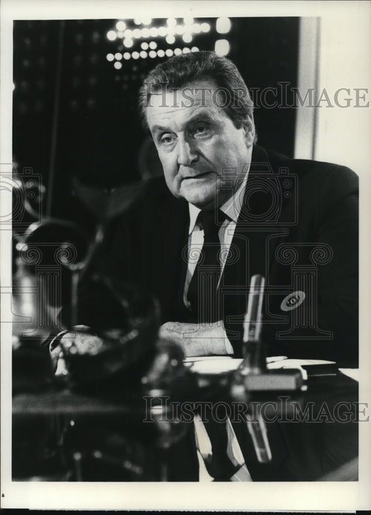 1983 Press Photo Patrick Macnee stars in Return of the Man from UNCLE- Historic Images