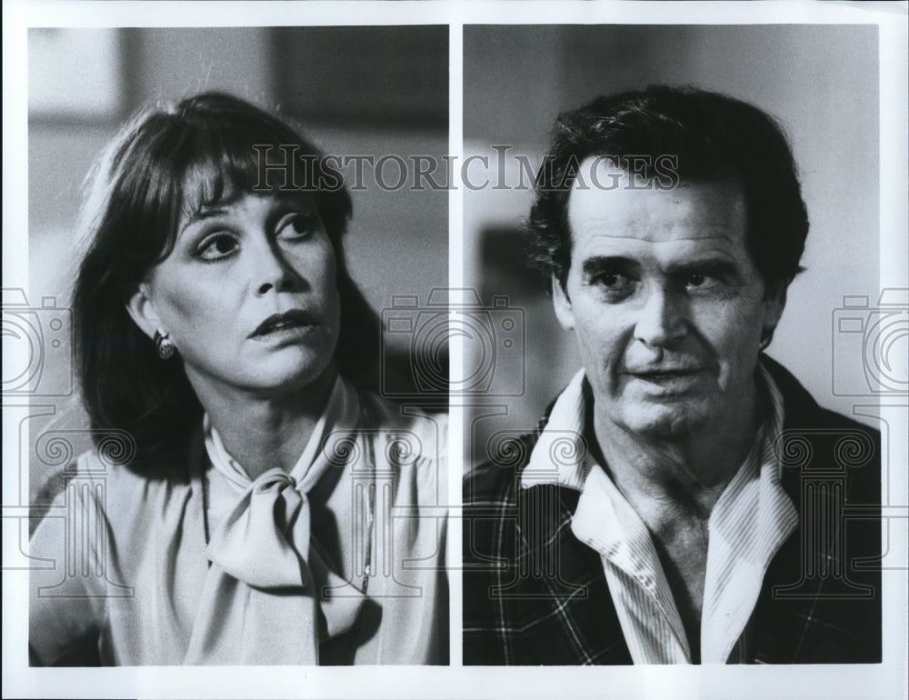 1984 Press Photo Mary Tyler Moore and James Garner in The ABC Sunday Night Movie- Historic Images