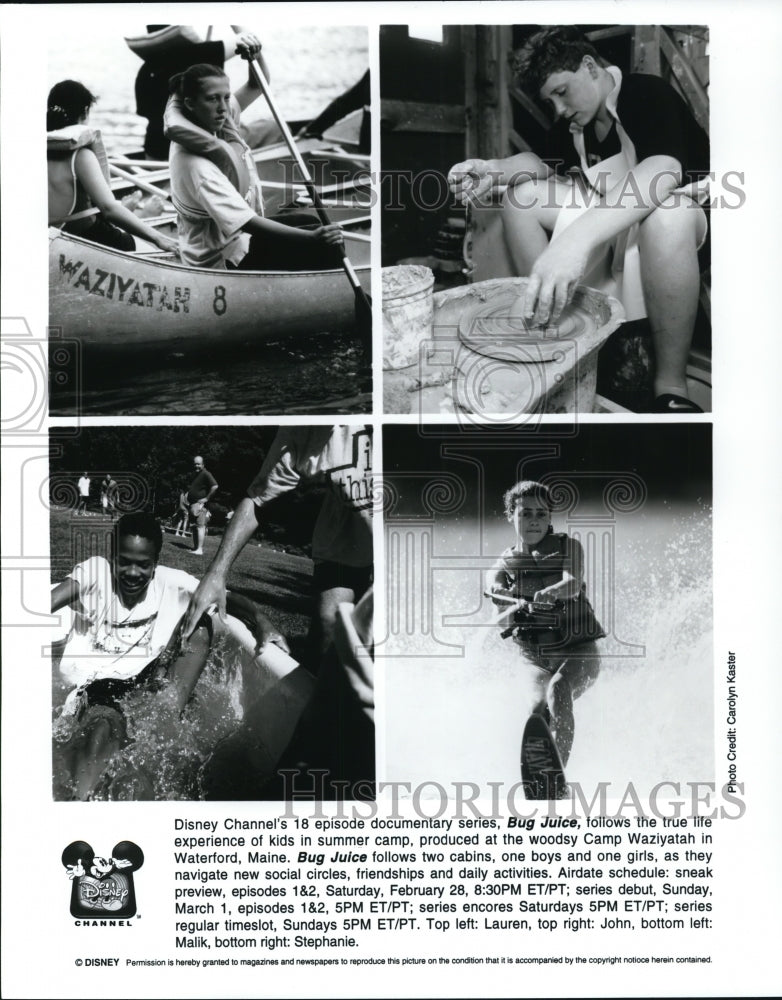 Press Photo Lauren John Malik and Stephanie in Bug Juice Documentary Movie- Historic Images