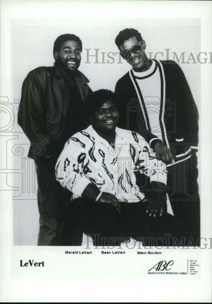 1988 Press Photo Musical Group Levert Gerald Sean Levert Marc Gordon - cvp36861- Historic Images