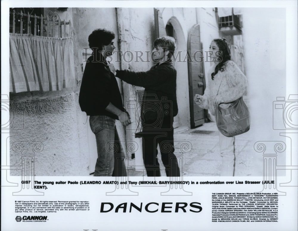 1988 Press Photo Leandro Amato Mikhail Baryshnikov and Julie Kent in Dancers- Historic Images