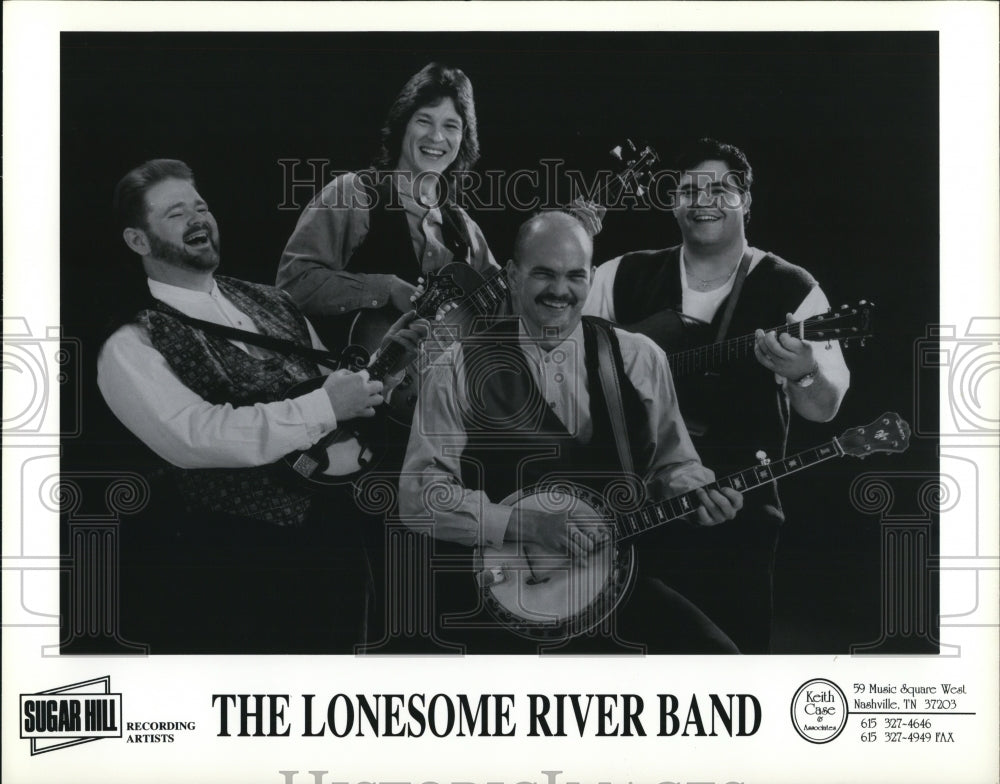 Undated Press Photo The Lonesome River Band Music Group - cvp37259- Historic Images