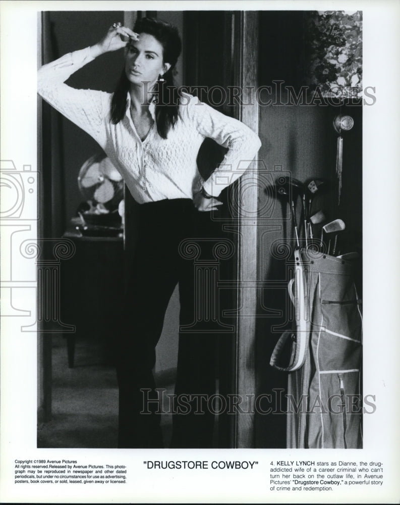 1989 Press Photo Kelly Lynch as Dianne in Drugstore Cowboy - cvp37499- Historic Images