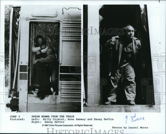 1987 Press Photo Throw Momma from The Train danny Devito Billy Crystal- Historic Images