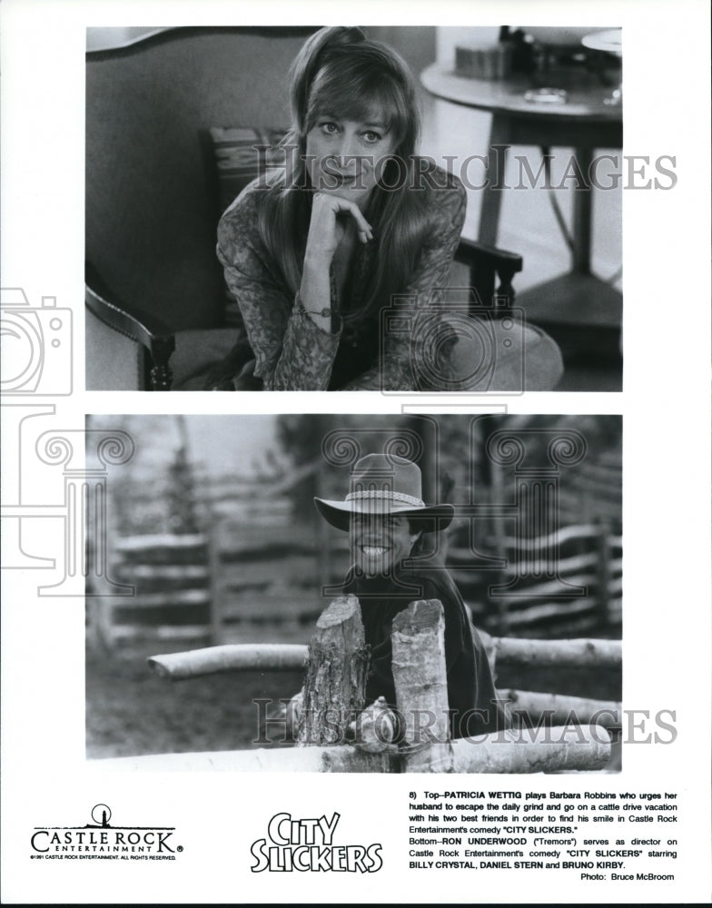 Press Photo Castle Rock presents City Slickers with Ron Underwood and Patricia- Historic Images