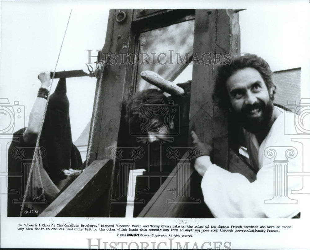 1984 Press Photo Cheech &amp; Chong&#39;s The Corsican Brothers - cvp37881- Historic Images