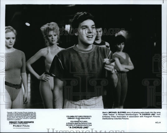 1987 Press Photo Michael Blevins stars as Mark in A Chorus Line - cvp37946- Historic Images