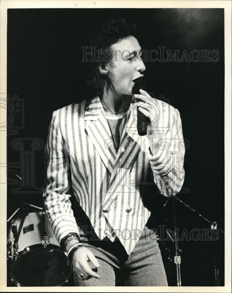 1985 Press Photo Julian Lennon British Rock Singer Songwriter in Cleveland Ohio- Historic Images