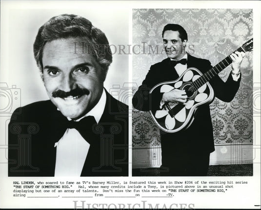 1985 Press Photo Hal Linden The Start Of Something Big - cvp38329- Historic Images