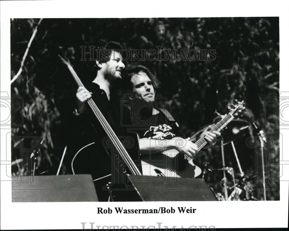 Undated Press Photo Rob Wasserman and Bob Weir - cvp38404- Historic Images