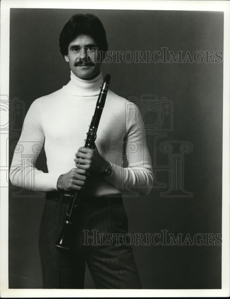 1983 Press Photo Clarinetist Michael Lindi - cvp38621- Historic Images