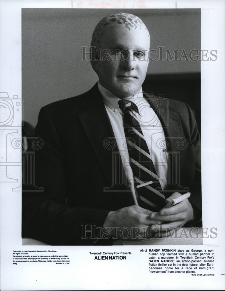 1988 Press Photo Mandy Patinkin in Alien Nation - cvp38742- Historic Images