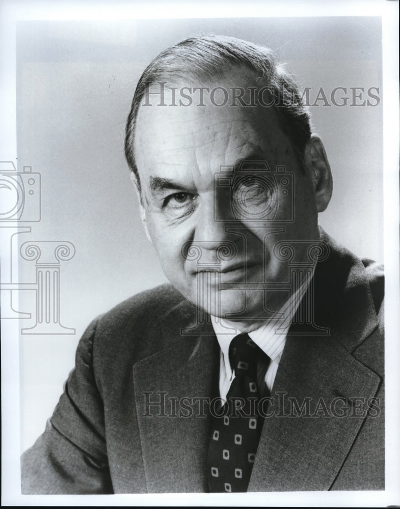 1988 Press Photo Commentator Edwin Newman - cvp38750- Historic Images