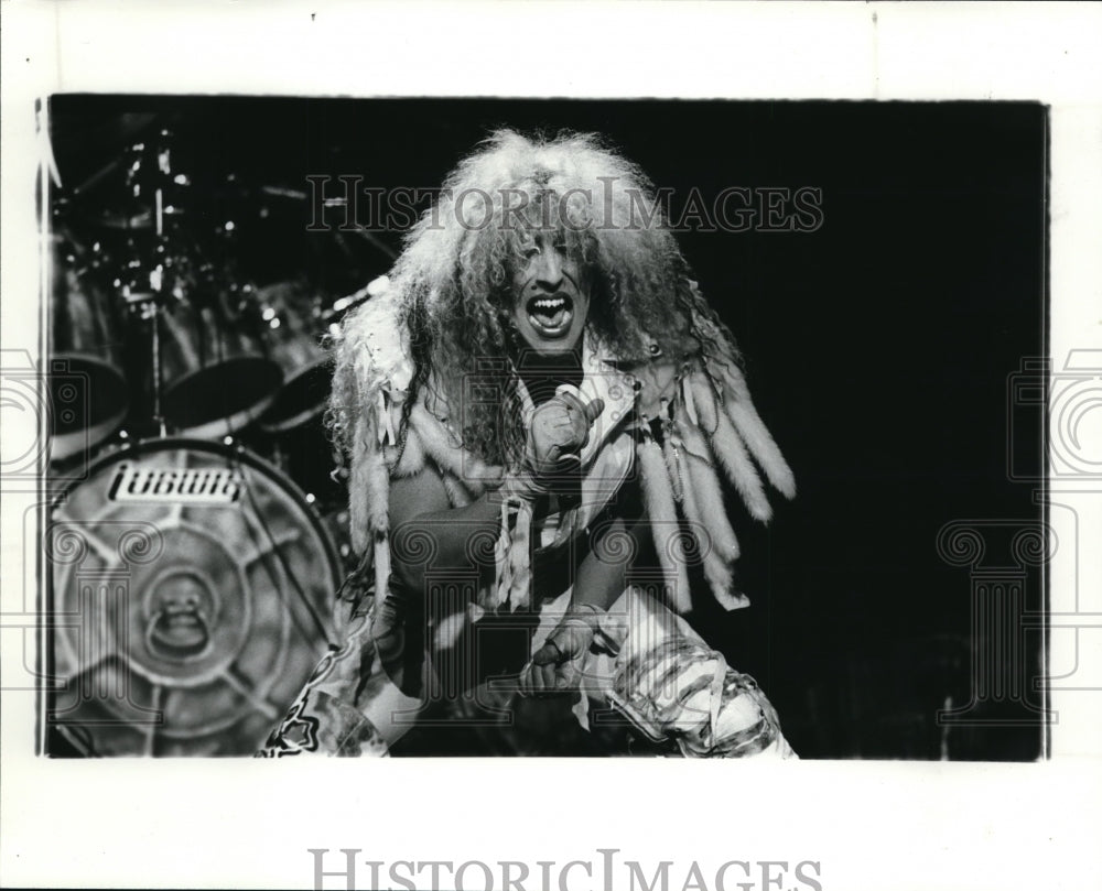 1987 Press Photo Dee Snider of Twisted Sister - cvp38818- Historic Images
