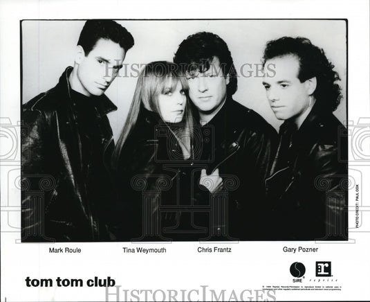 1989 Press Photo Tom Tom Club Mark Roule Tina Weymouth Chris Frantz G. Pozner- Historic Images