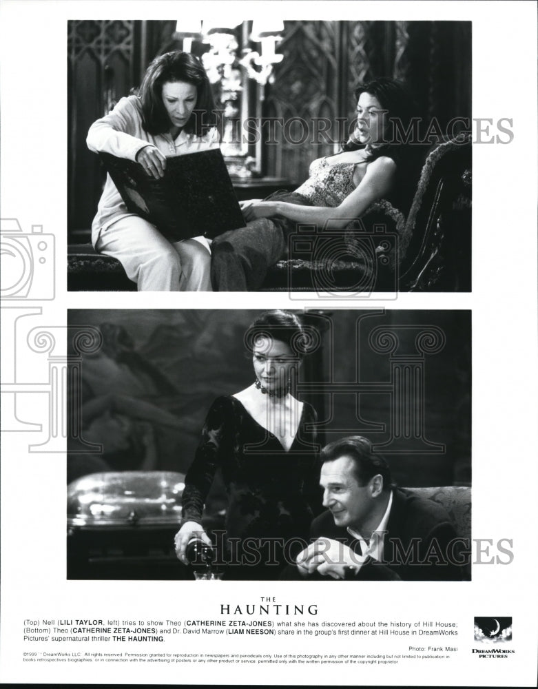 Press Photo Dream Works presents The Haunting with Lili Taylor, Catherine Zeta-- Historic Images