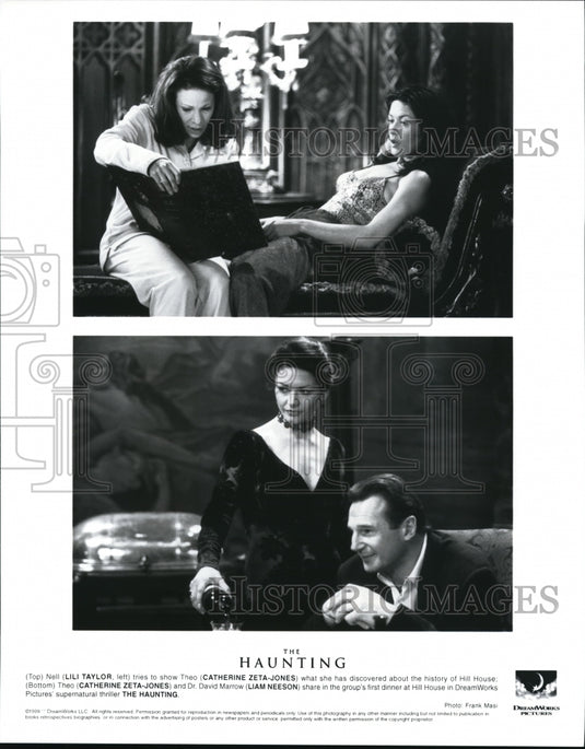 Press Photo Dream Works presents The Haunting with Lili Taylor, Catherine Zeta-- Historic Images