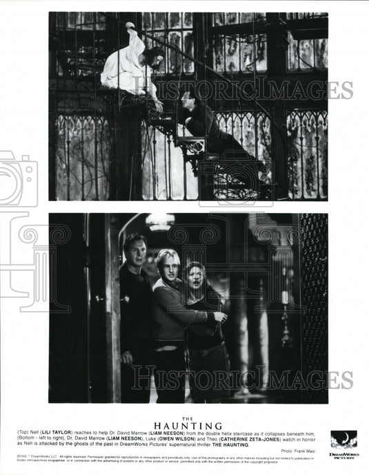 Press Photo Dream Works presents The Haunting with Liam Neeson, Owen Wilson,- Historic Images