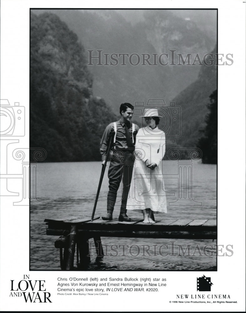 Press Photo New Line Cinema presents In Love and War with Chris O'Donnell and- Historic Images
