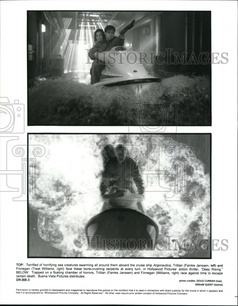 Undated Press Photo Farnke Jamsen Treat Williams Deep Rising - cvp39526- Historic Images