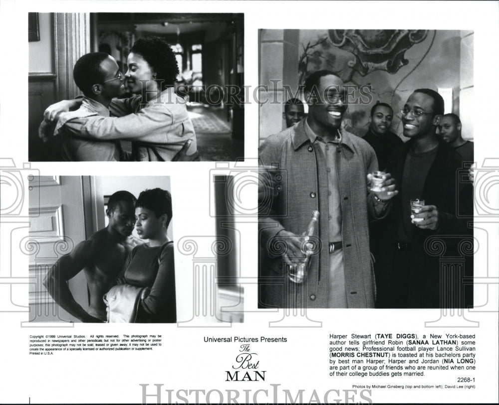 Press Photo Universal presents The Best Man with Nia Long, Taye Diggs, and- Historic Images