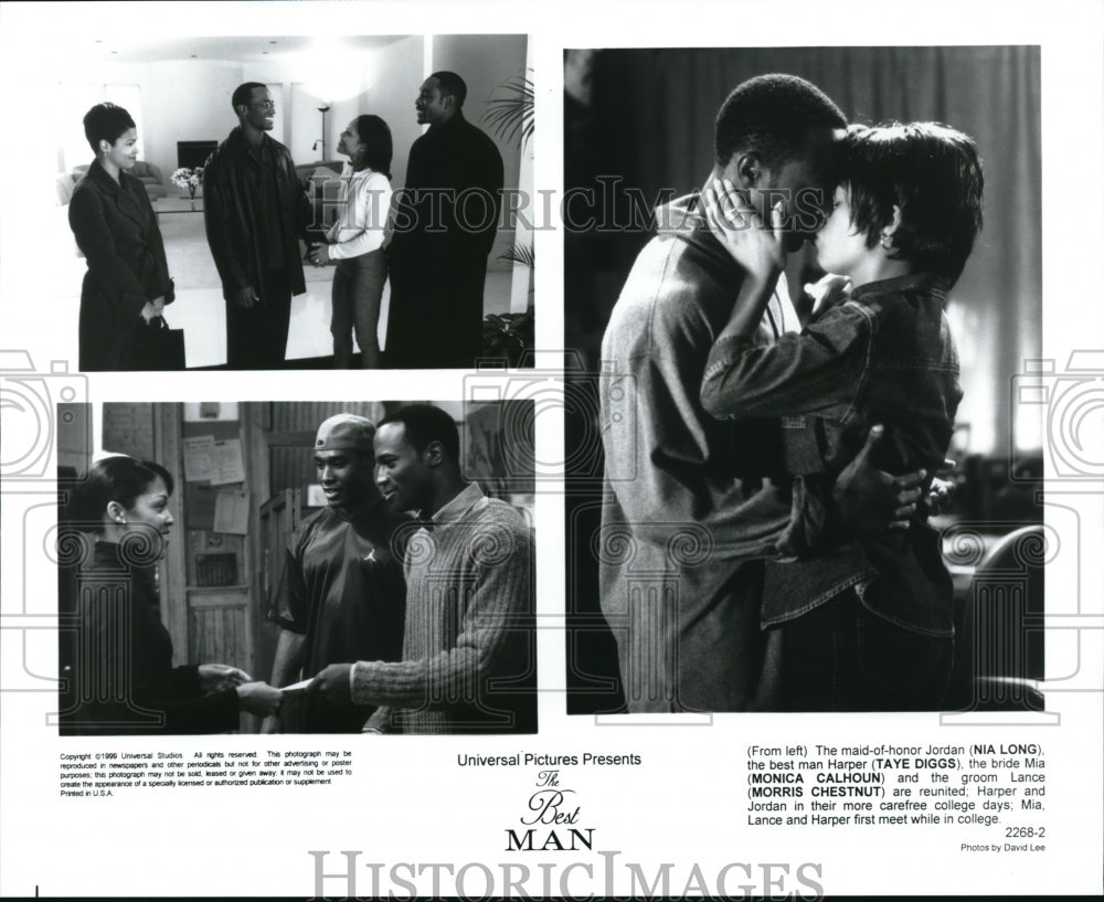 Press Photo Universal presents The Best Man with Nia Long, Taye Diggs, Monica- Historic Images