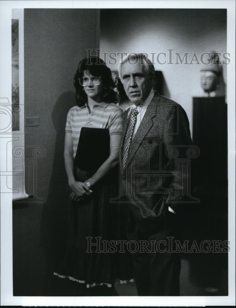 1983 Press Photo Kyle Aletter &amp; Jason Robards in The Day After - cvp40204- Historic Images