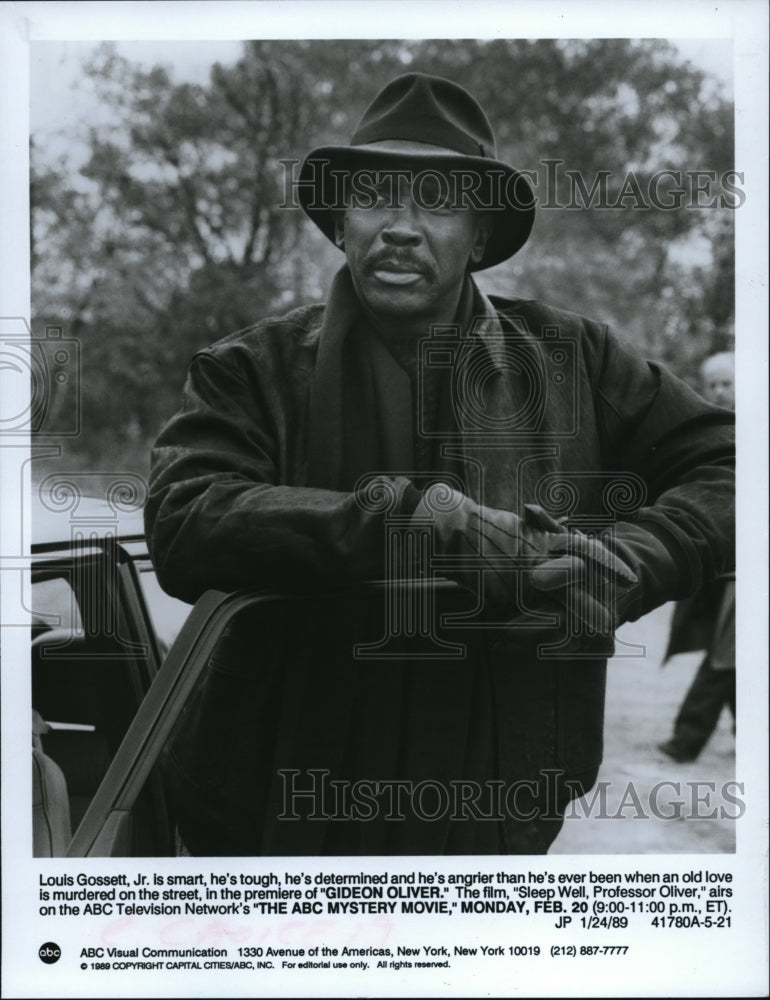 1989 Press Photo TV Program Gideon Oliver - cvp40251- Historic Images