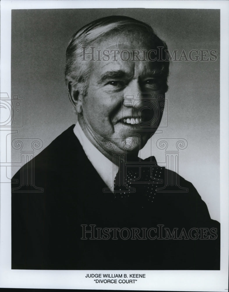Undated Press Photo Judge William B. Keene - cvp40334- Historic Images