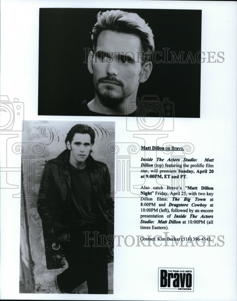 Undated Press Photo Inside The Actors Studio: Matt Dillon - cvp40350- Historic Images