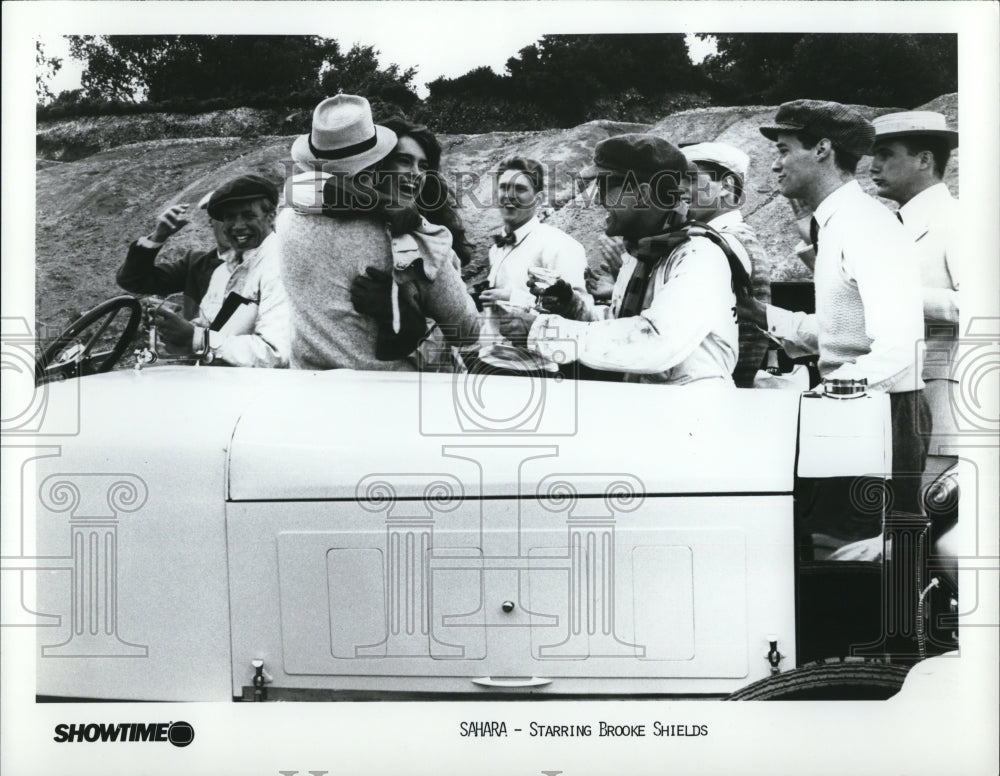 1986 Press Photo Brooke Shields in &quot;Sahara&quot; - cvp40401- Historic Images