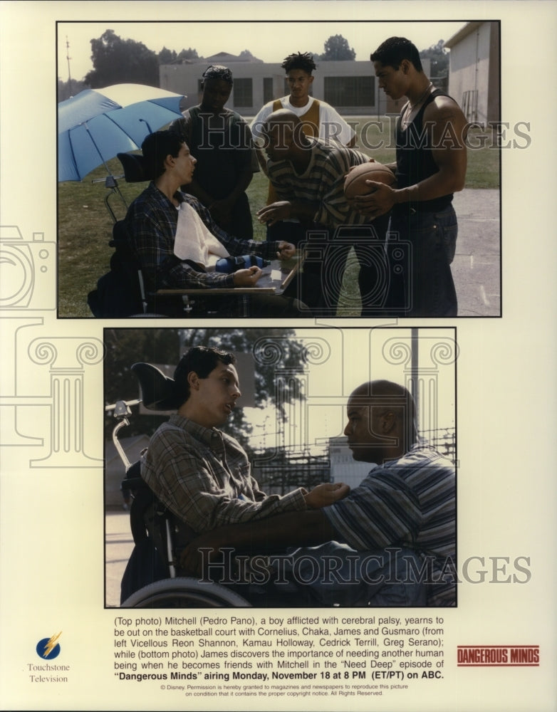 Press Photo Pedro Pano Vicellous Reon Shannon "Dangerous Minds" - cvp40613- Historic Images
