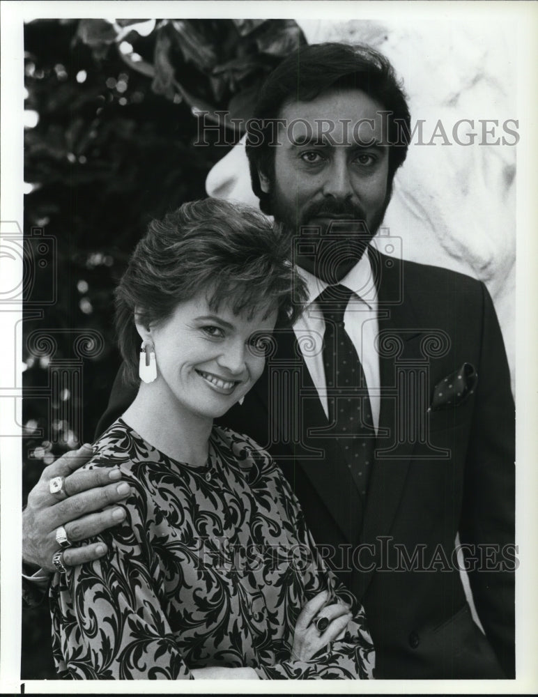 1987 Press Photo Blair Brown Kabir Bedi on The Days and Nights of Molly Dodd- Historic Images