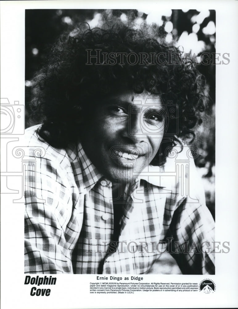 1989 Press Photo Ernie Dingo on Dolphin Cove - cvp40671- Historic Images