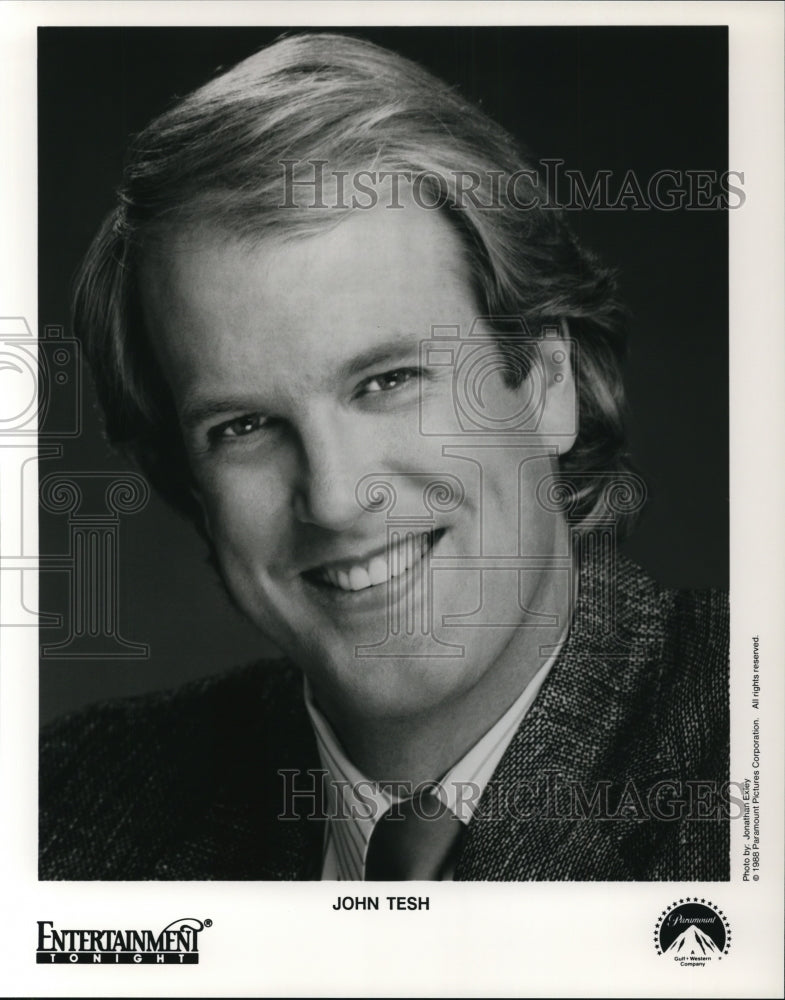1988 Press Photo John Tesh host of Entertainment Tonight TV show - cvp40825- Historic Images