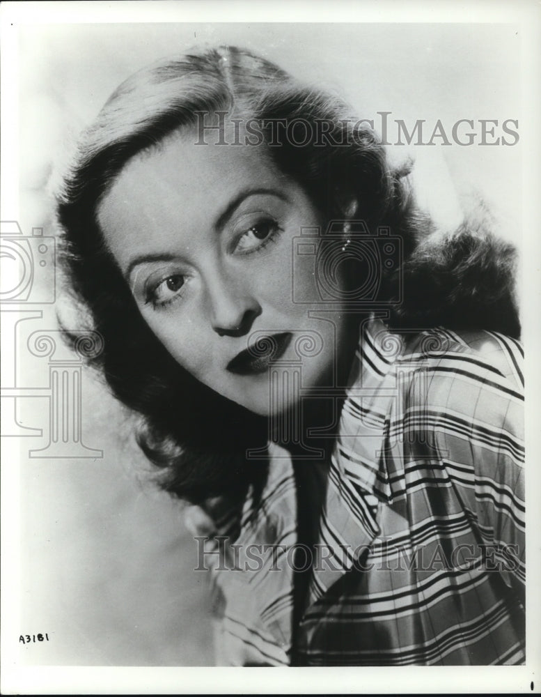 Undated Press Photo Bette Davis American Movie Actress - cvp40925- Historic Images