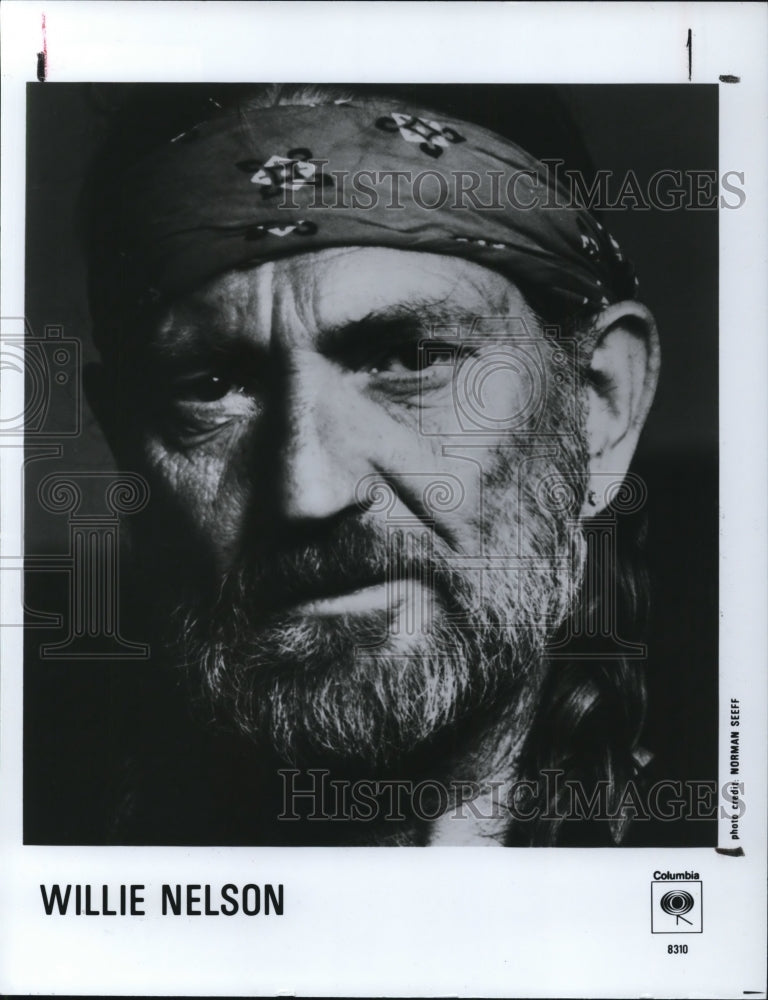 1986 Press Photo Willie Nelson - cvp41251- Historic Images