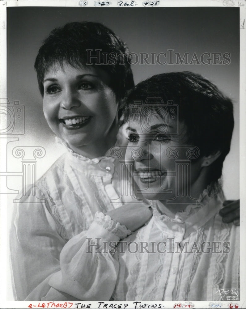 1983 Press Photo The Tracey Twins- Historic Images