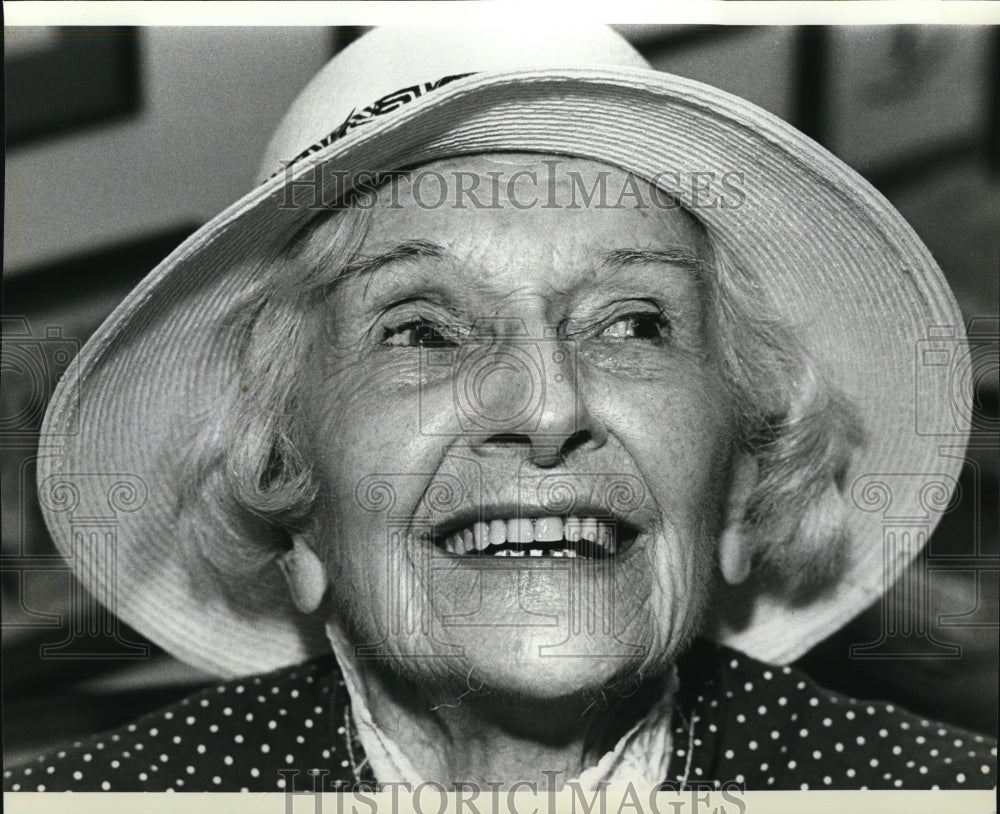 1981 Press Photo Cathleen Nesbitt, Former Actress in My Fair Lady - cvp41549- Historic Images